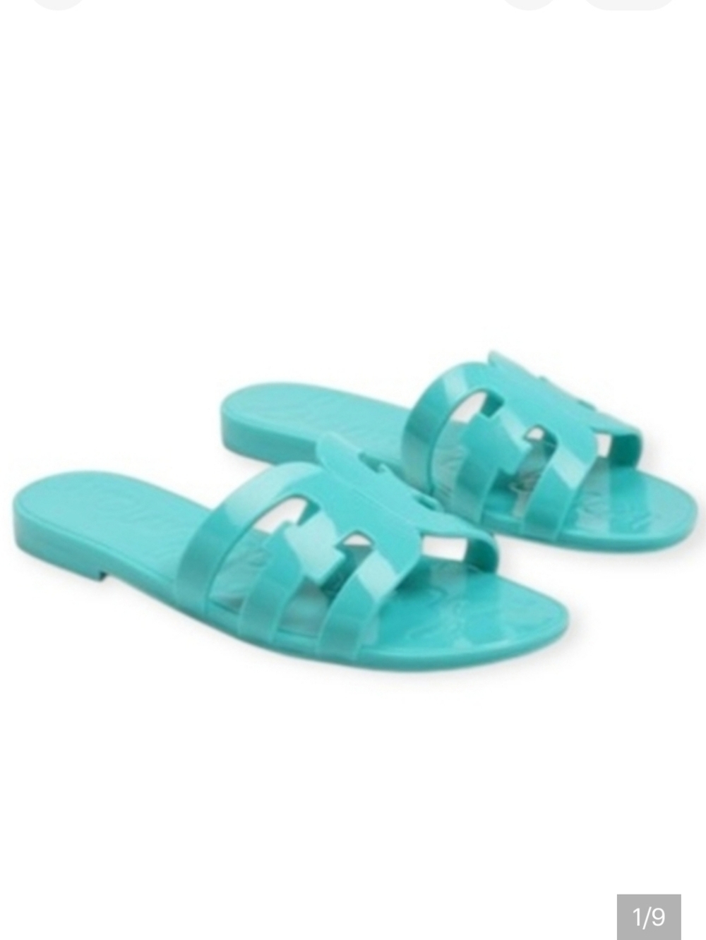 Sam Edelman Turquoise Slide Sandals Size 8